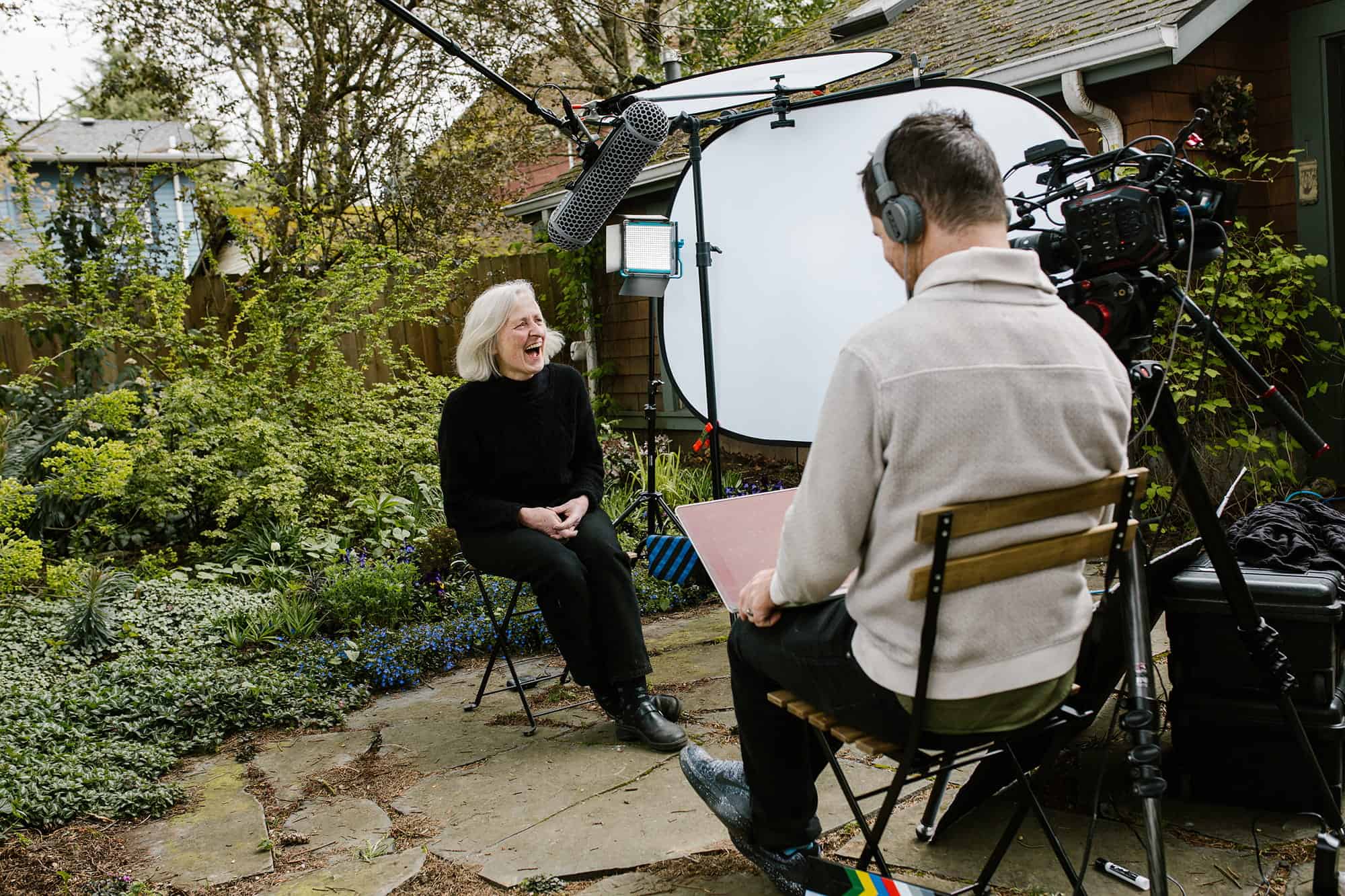 Lightbox Filmworks on set